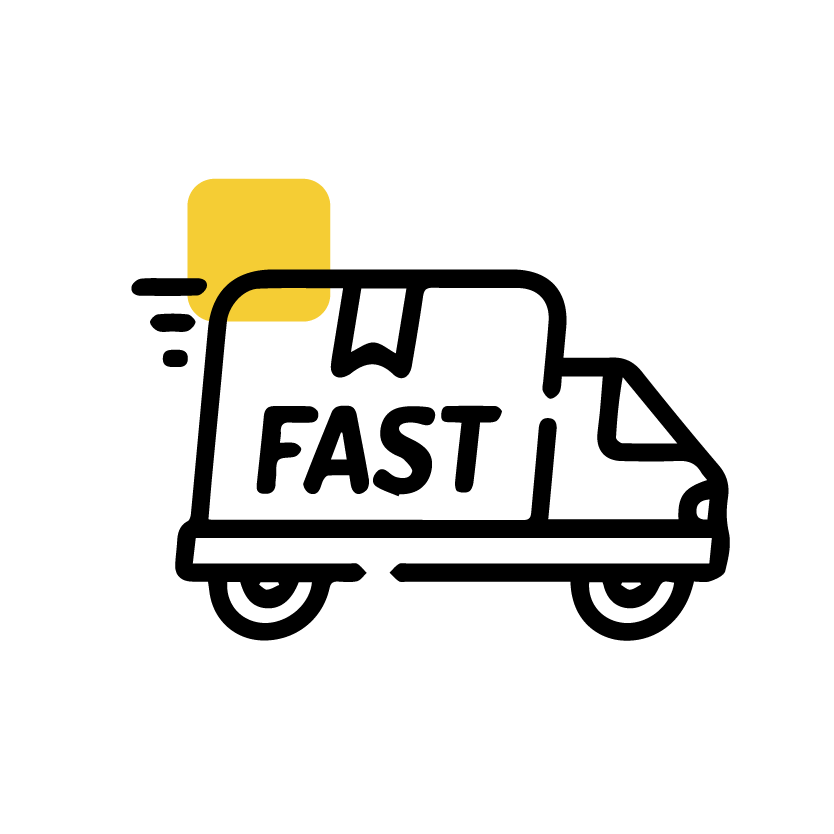 We deliver your product <br> as quickly as possible.