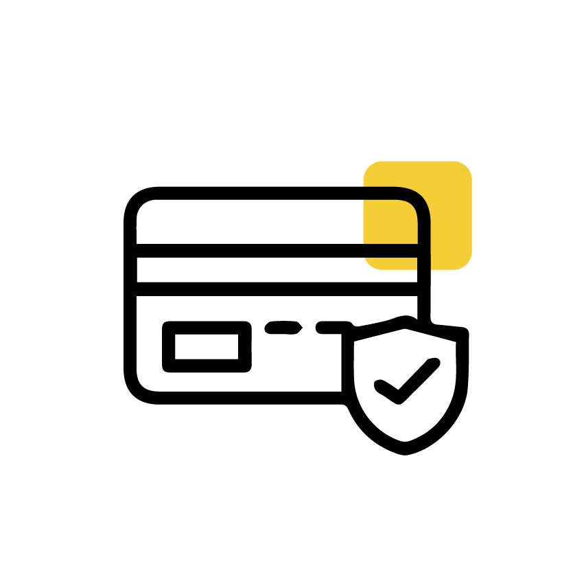 Your transaction details and  <br>data are protected with Us